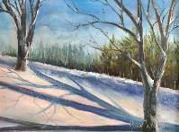 Snow Shadows (en Plein air)