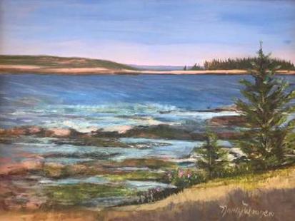 Blueberry Hill Schoodic(en Plein air)