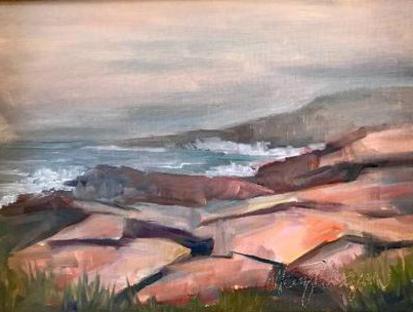 Mist on Schoodic (en Plein air)