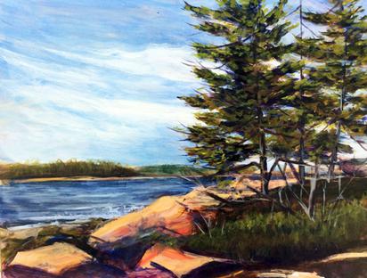 Trees at Schoodic