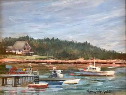 Winter Harbor (en Plein air)