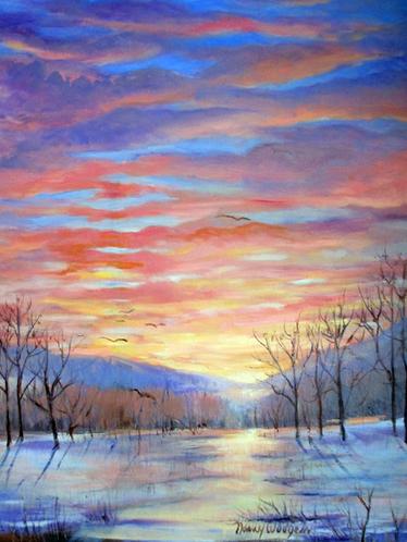 Sunset in Winter